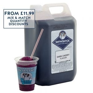 SnowShock Slush Syrup – Cherry 5ltr