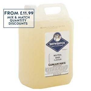 SnowShock Slush Syrup – Base mix 5ltr