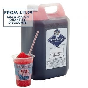 SnowShock Slush Syrup – Sour Cherry 5ltr (Copy)